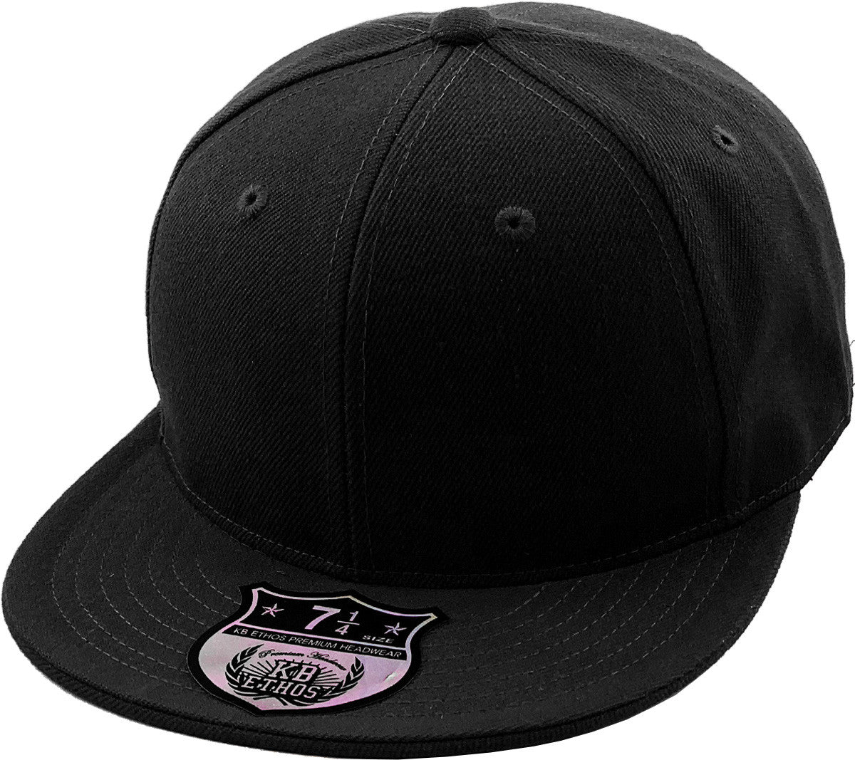 KB Ethos XXL Fitted Flat Brim Hat - 7-1/2" to 8-1/4"