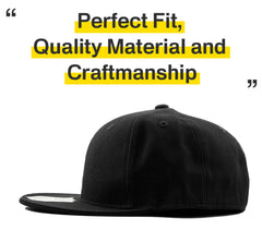 KB Ethos XXL Fitted Flat Brim Hat - 7-1/2" to 8-1/4"